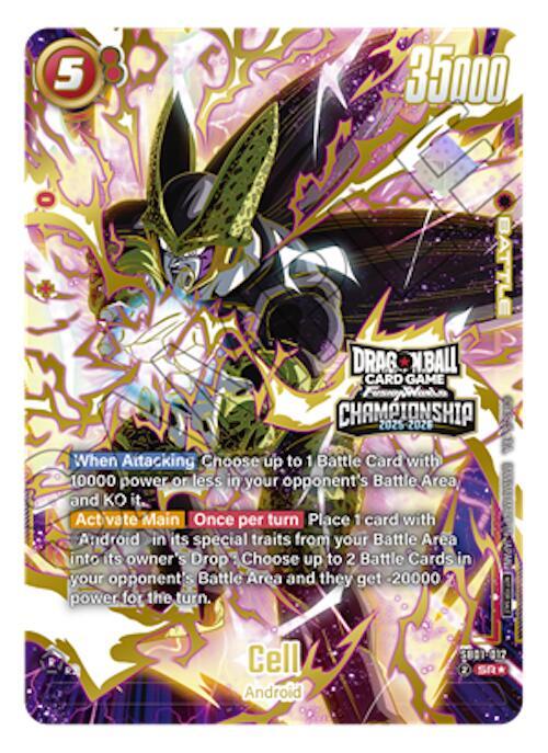 Cell (Championship 2025-2026) SB01-012 card from Tournament and Championship Promos