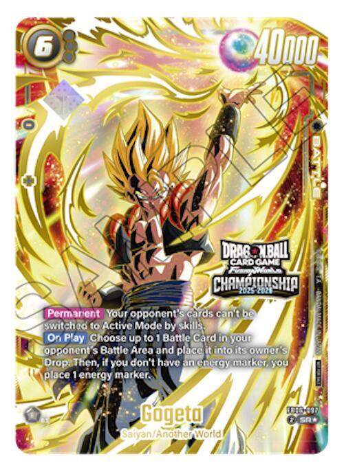 Gogeta (Championship 2025-2026) FB06-097 card from Tournament and Championship Promos
