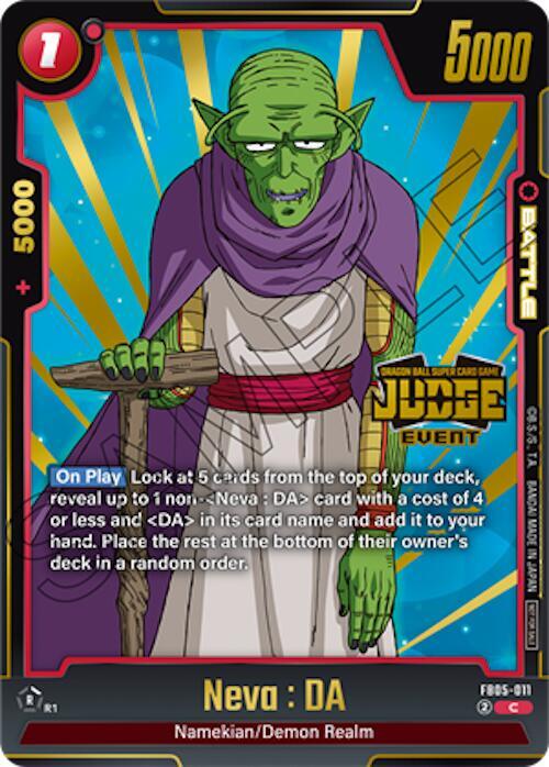 Neva : DA (Judge Pack (Event Judge) 04) FB05-011 card from Tournament and Championship Promos