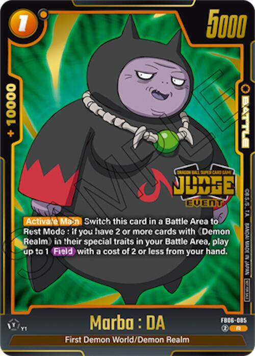 Marba : DA (Judge Pack (Event Judge) 04) FB06-085 card from Tournament and Championship Promos