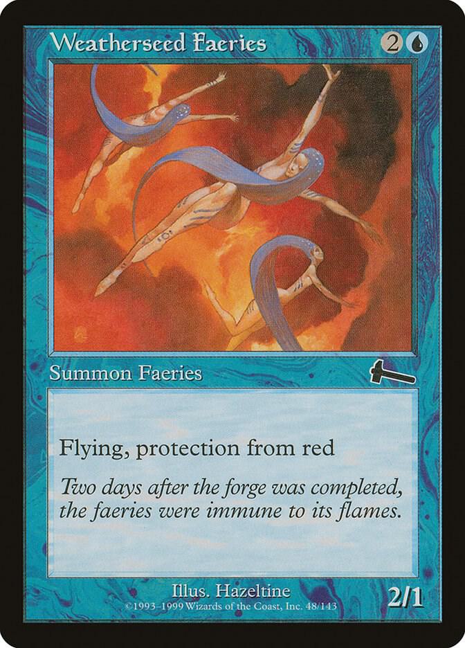 Weatherseed Faeries 48 card from Urza's Legacy