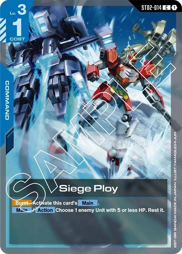 Siege Ploy ST02-014 card from Starter Deck 02: Wings of Advance