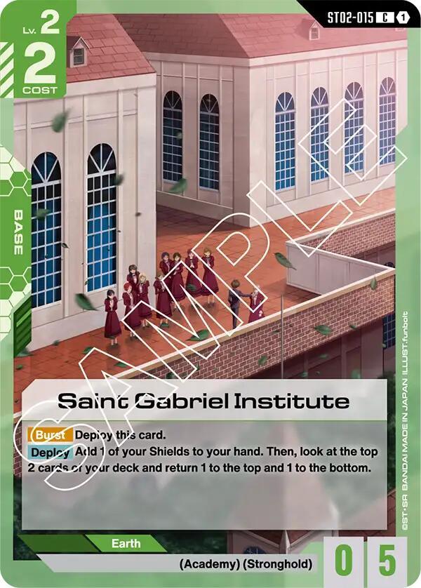 Saint Gabriel Institute ST02-015 card from Starter Deck 02: Wings of Advance