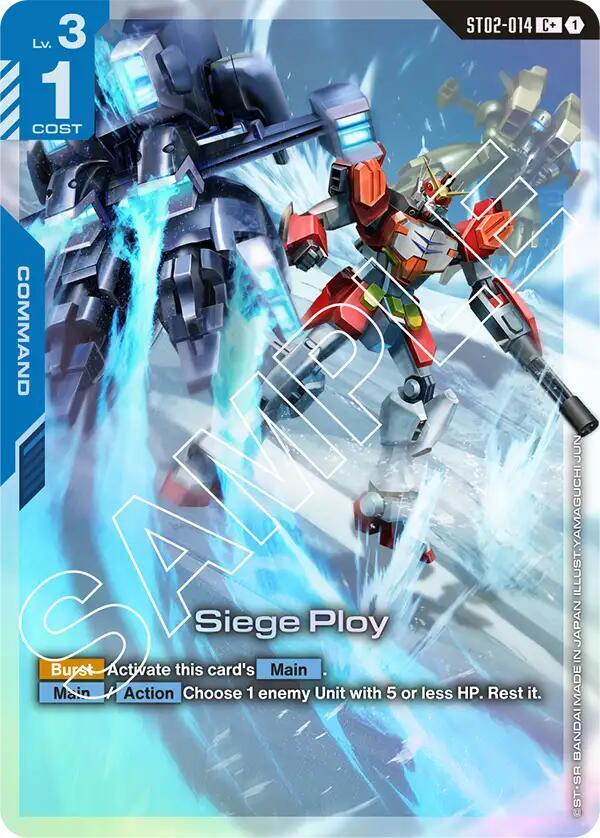 Siege Ploy (C+) ST02-014 card from Starter Deck 02: Wings of Advance