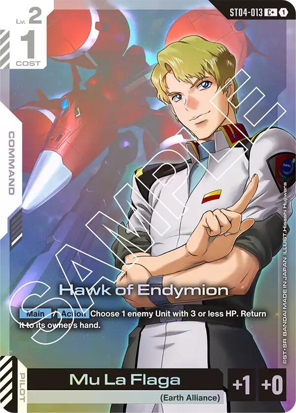 Hawk of Endymion (C+) ST04-013 card from Starter Deck 04: SEED Strike