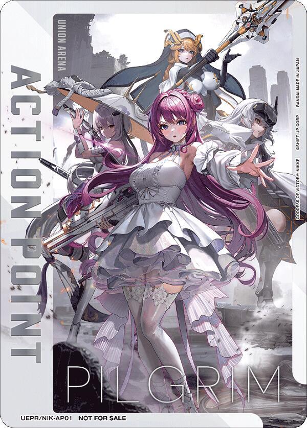 Action Point Card (GODDESS OF VICTORY: NIKKE) UEPR/NIK-AP01 card from Union Arena Promotion Cards