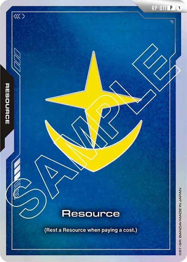 Resource (Earth Federation Force) RP-011 card from Promotional Resource Tokens
