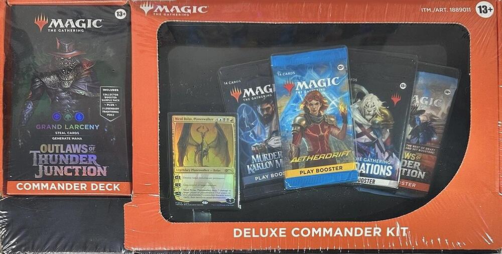 Outlaws of Thunder Junction Deluxe Commander Kit - Grand Larceny card from Commander: Outlaws of Thunder Junction