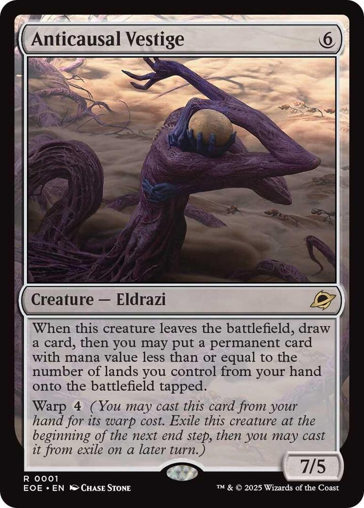 Anticausal Vestige 1 card from Edge of Eternities