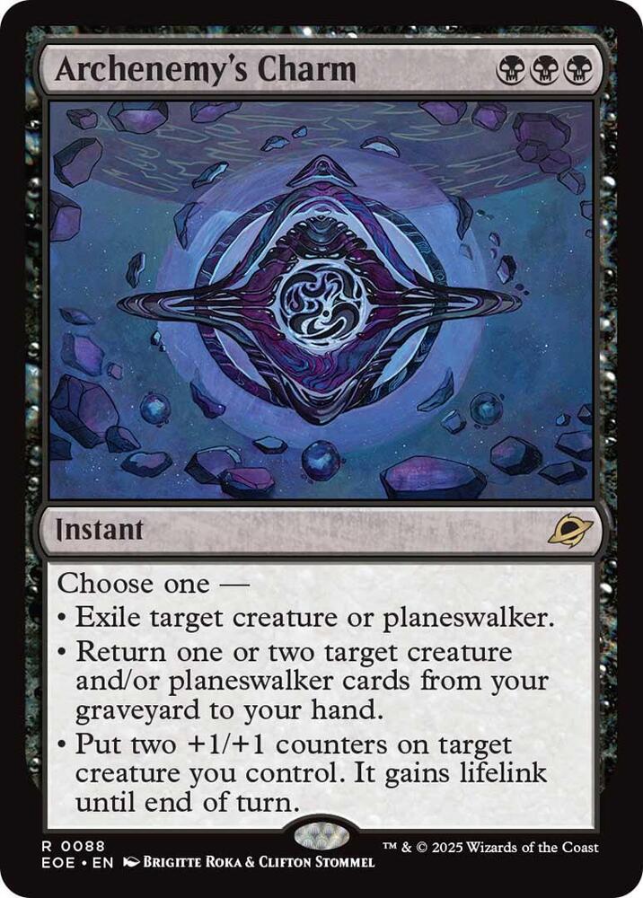 Archenemy's Charm 88 card from Edge of Eternities