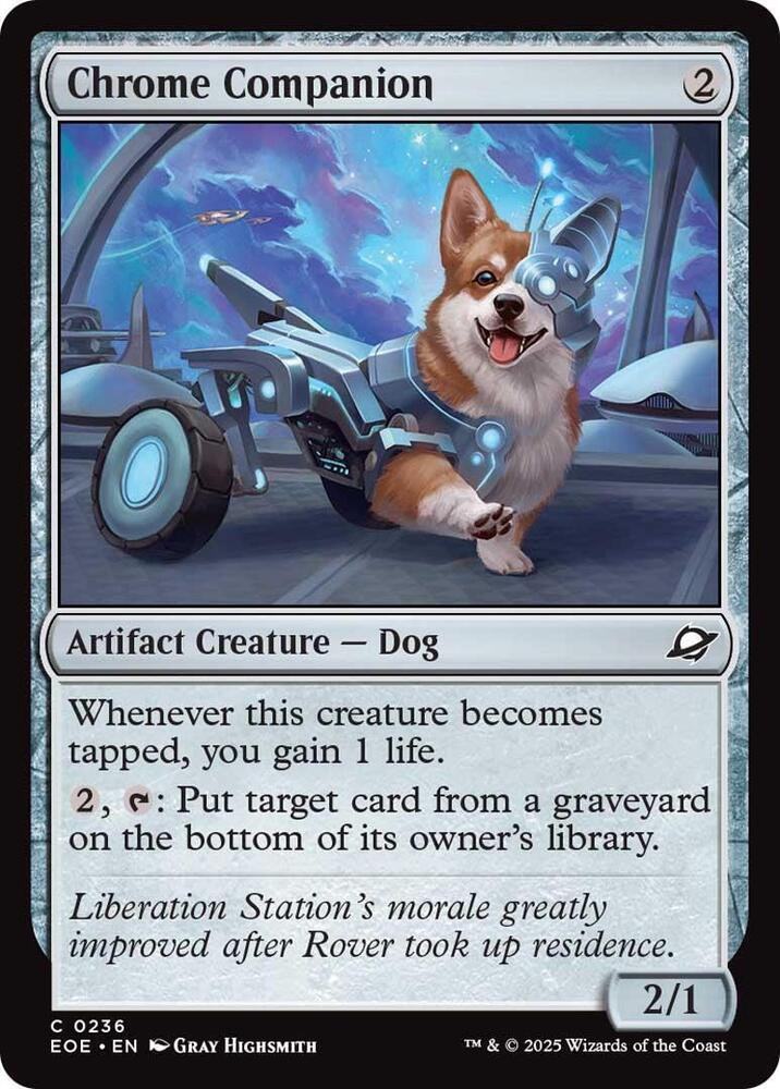 Chrome Companion 236 card from Edge of Eternities