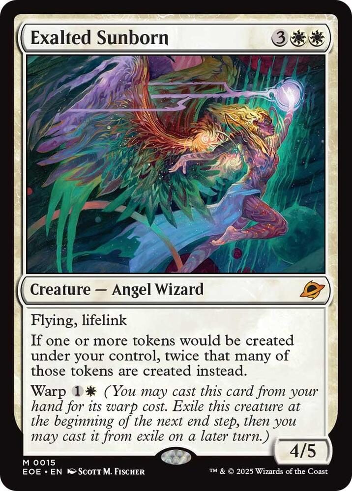 Exalted Sunborn 15 card from Edge of Eternities