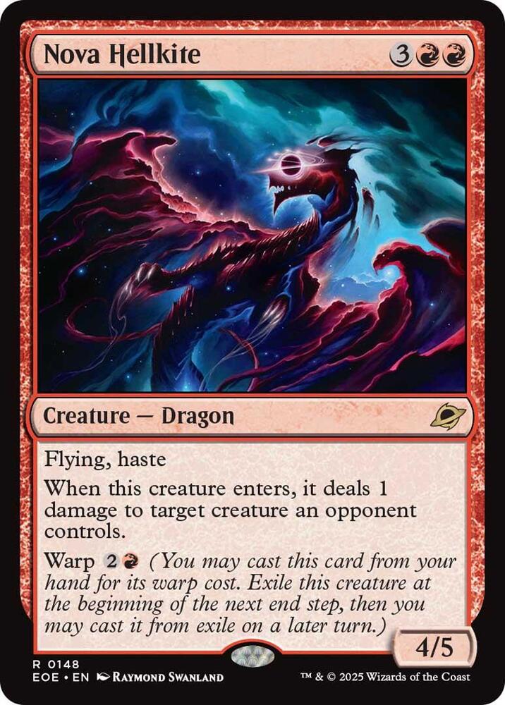 Nova Hellkite 148 card from Edge of Eternities