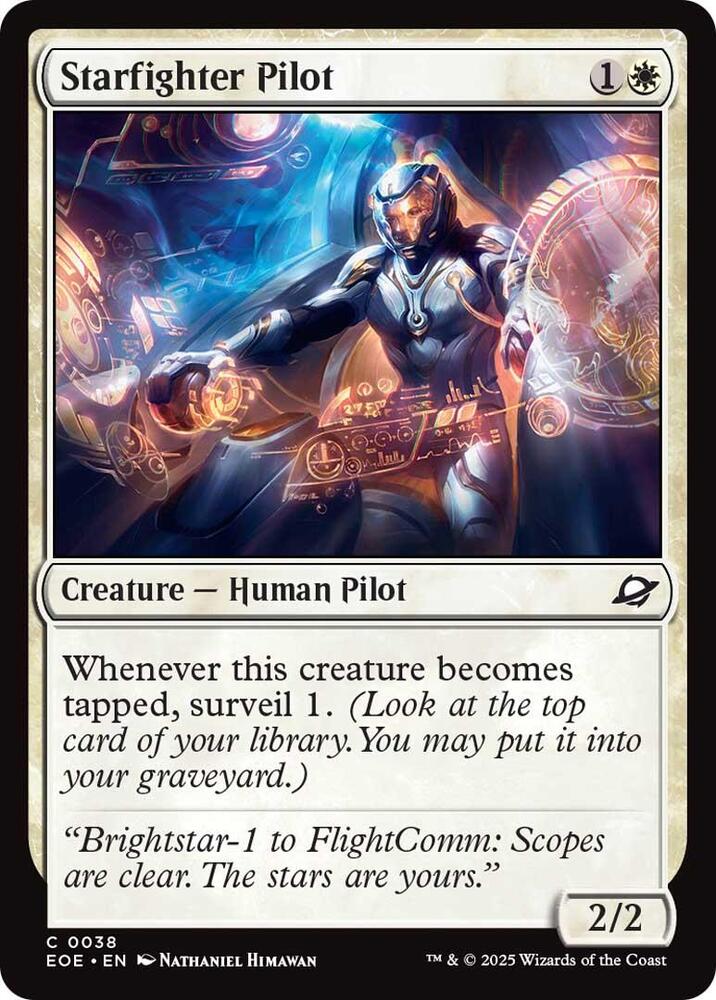 Starfighter Pilot 38 card from Edge of Eternities