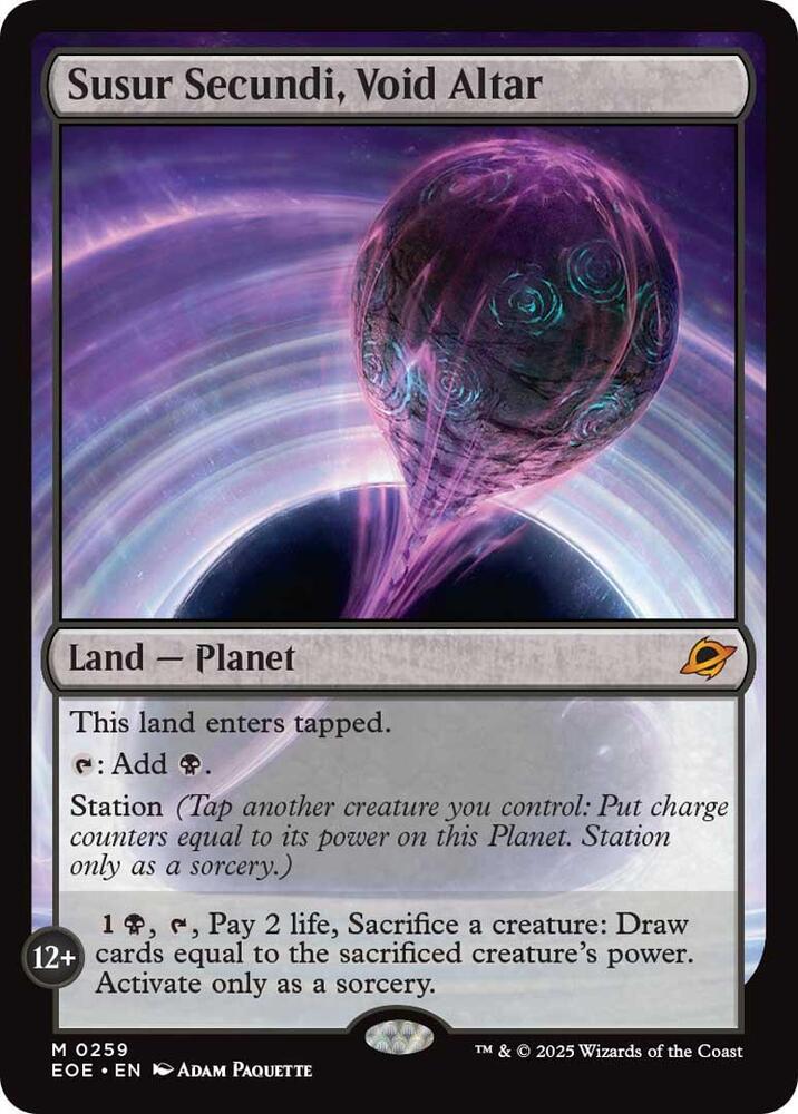 Susur Secundi, Void Altar 259 card from Edge of Eternities