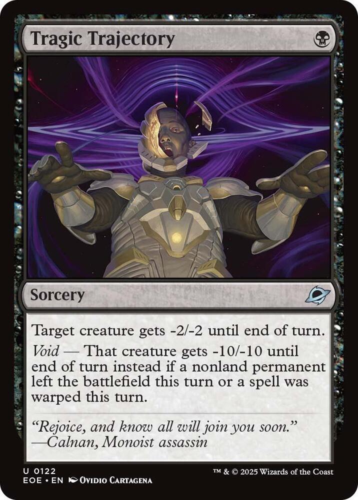 Tragic Trajectory 122 card from Edge of Eternities