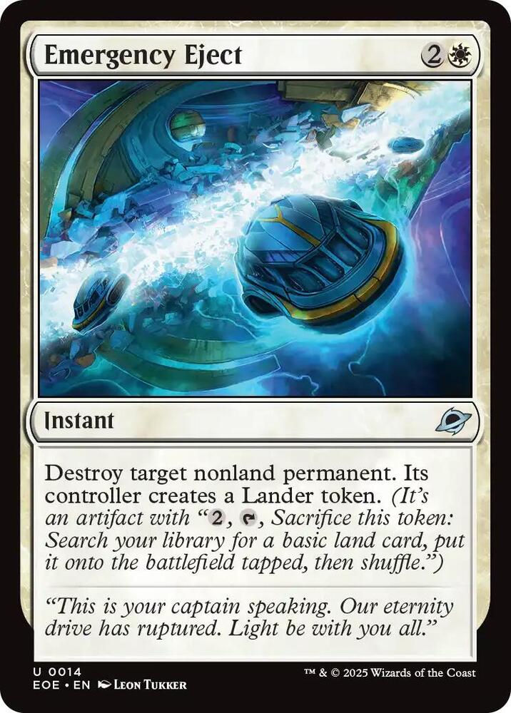 Emergency Eject 14 card from Edge of Eternities