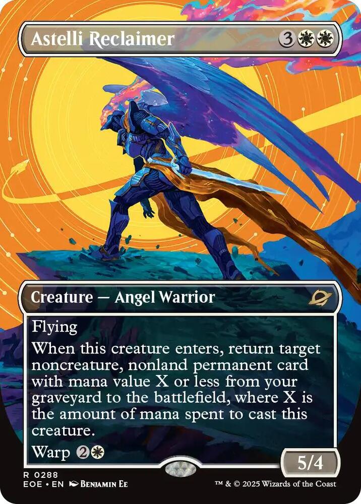Astelli Reclaimer (Borderless) 288 card from Edge of Eternities