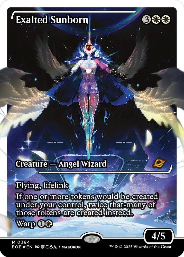 Exalted Sunborn (Showcase) (Fracture Foil) 384 card from Edge of Eternities