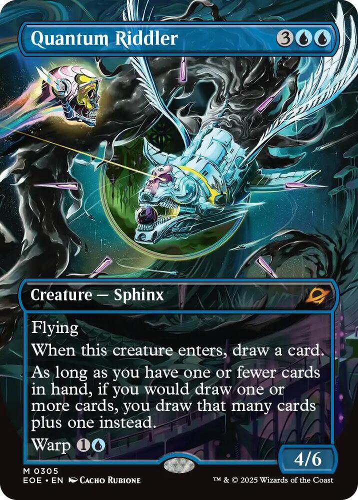 Quantum Riddler (Borderless) 305 card from Edge of Eternities