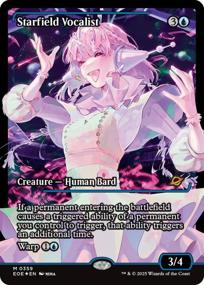 Starfield Vocalist (Showcase) 359 card from Edge of Eternities