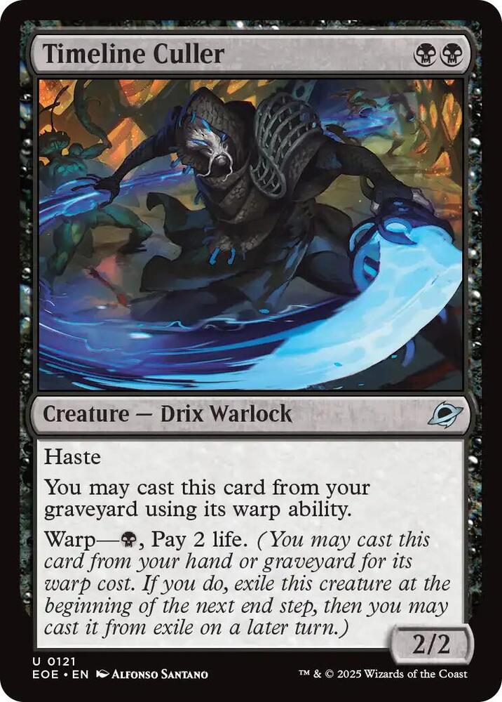Timeline Culler 121 card from Edge of Eternities