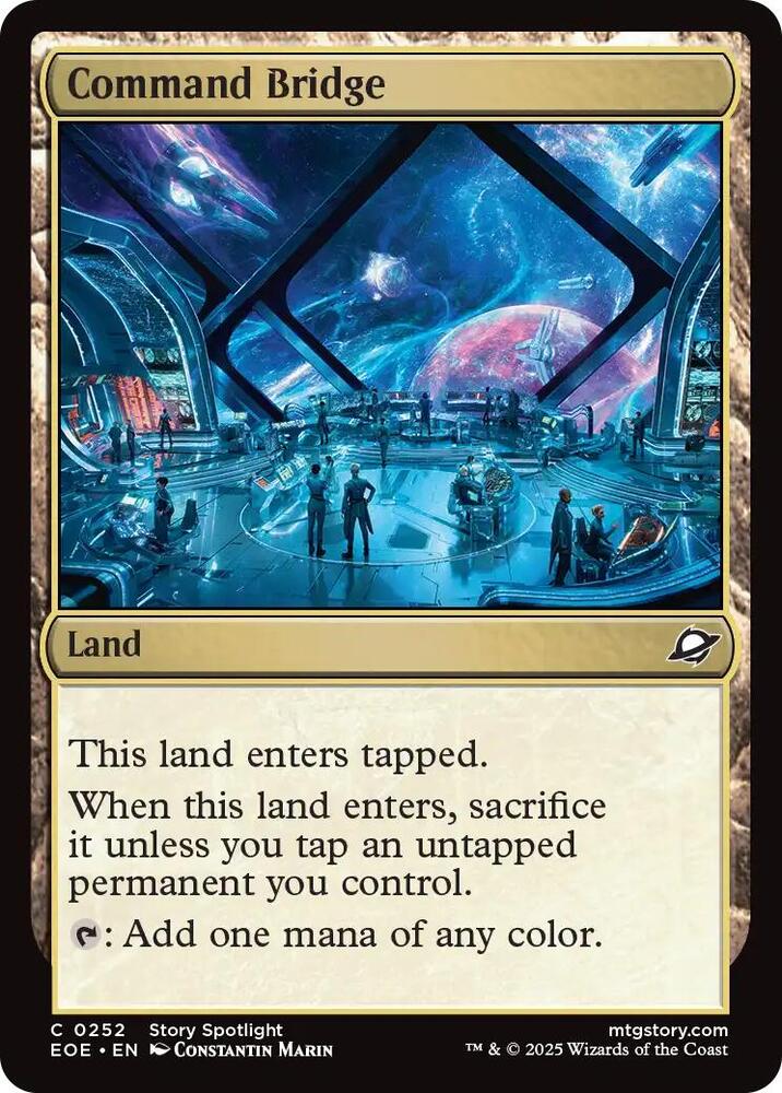 Command Bridge 252 card from Edge of Eternities
