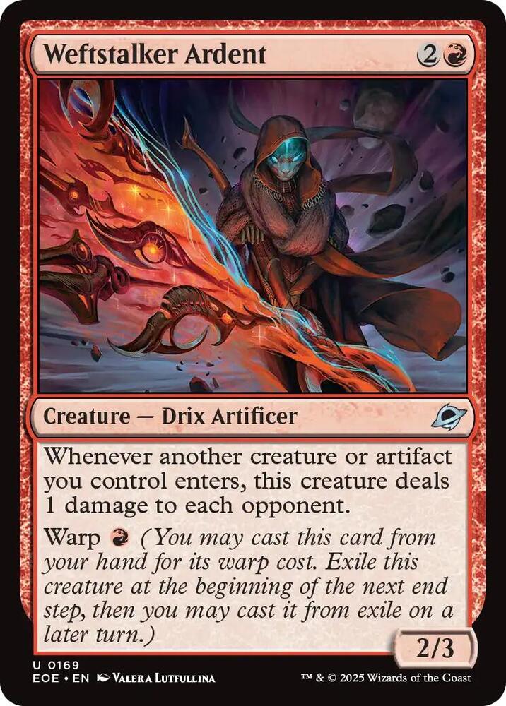 Weftstalker Ardent 169 card from Edge of Eternities