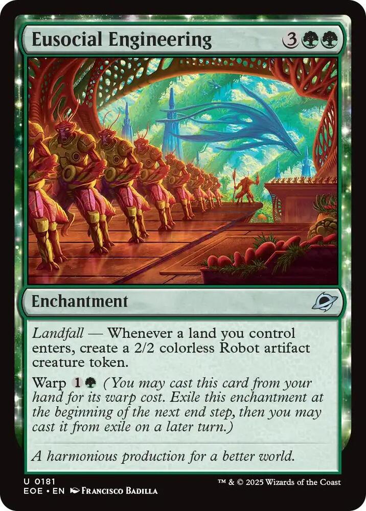 Eusocial Engineering 181 card from Edge of Eternities