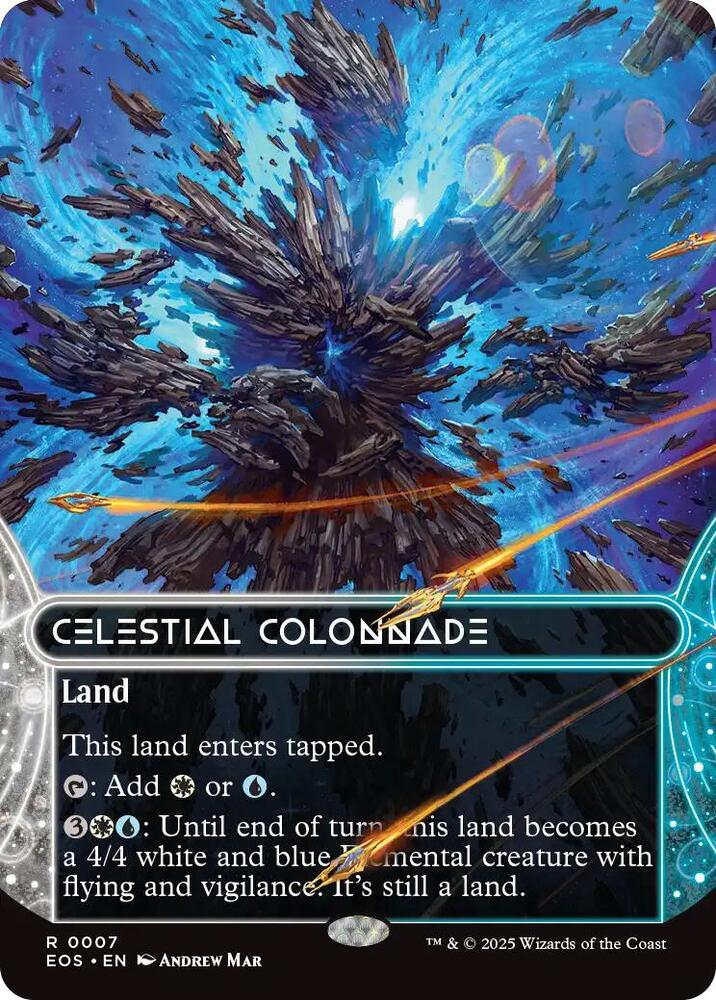 Celestial Colonnade (Borderless) 7 card from Edge of Eternities: Stellar Sights