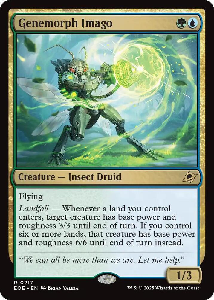Genemorph Imago 217 card from Edge of Eternities