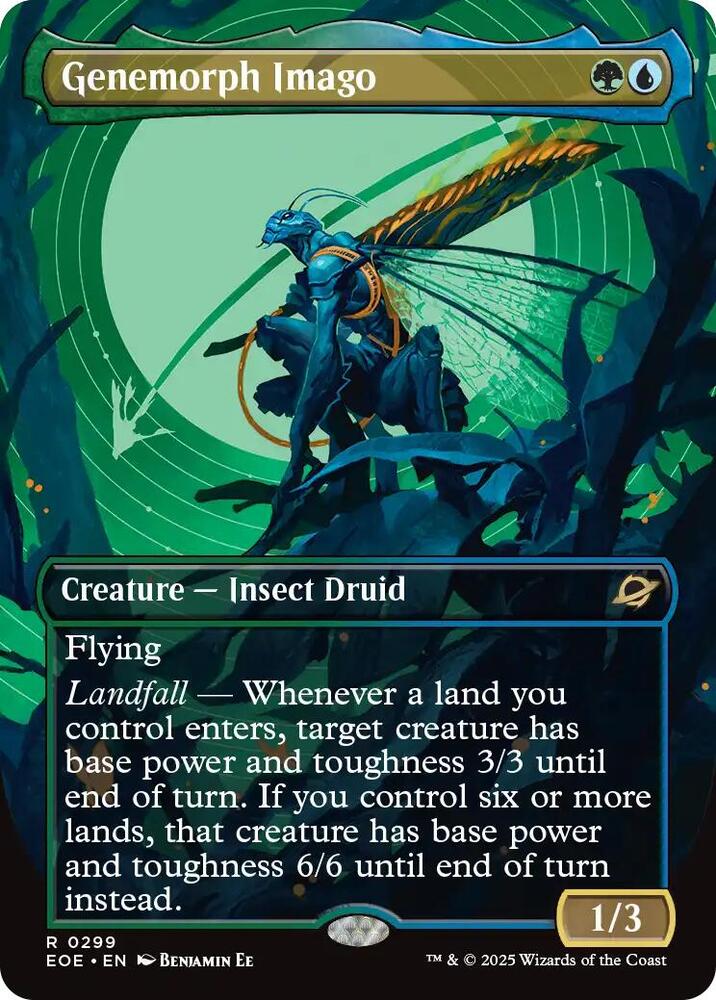 Genemorph Imago (Borderless) 299 card from Edge of Eternities
