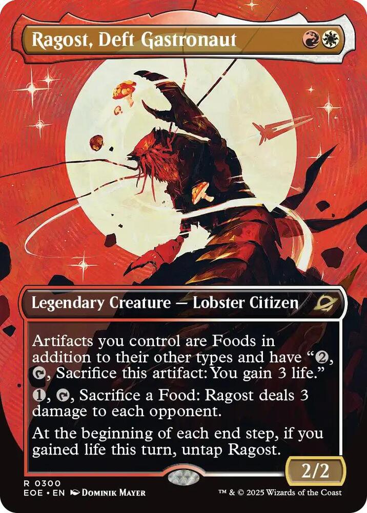 Ragost, Deft Gastronaut (Borderless) 300 card from Edge of Eternities