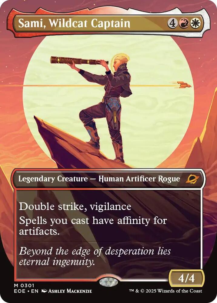 Sami, Wildcat Captain (Borderless) 301 card from Edge of Eternities