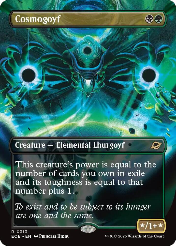 Cosmogoyf (Borderless) 313 card from Edge of Eternities