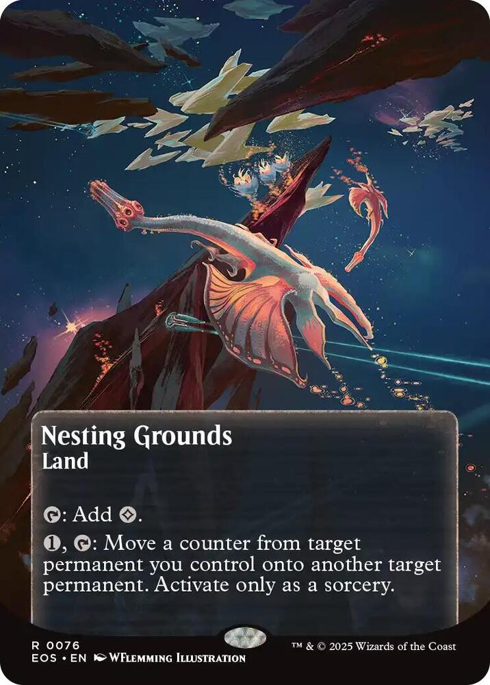 Nesting Grounds (Borderless) 76 card from Edge of Eternities: Stellar Sights