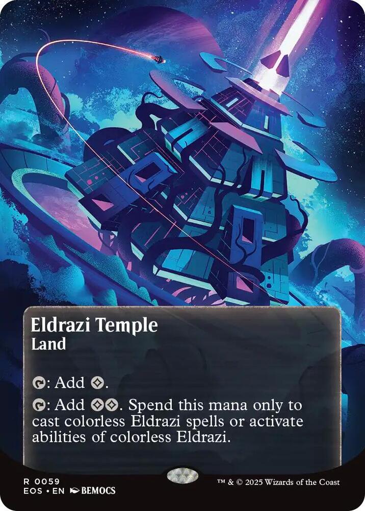 Eldrazi Temple (Borderless) 59 card from Edge of Eternities: Stellar Sights