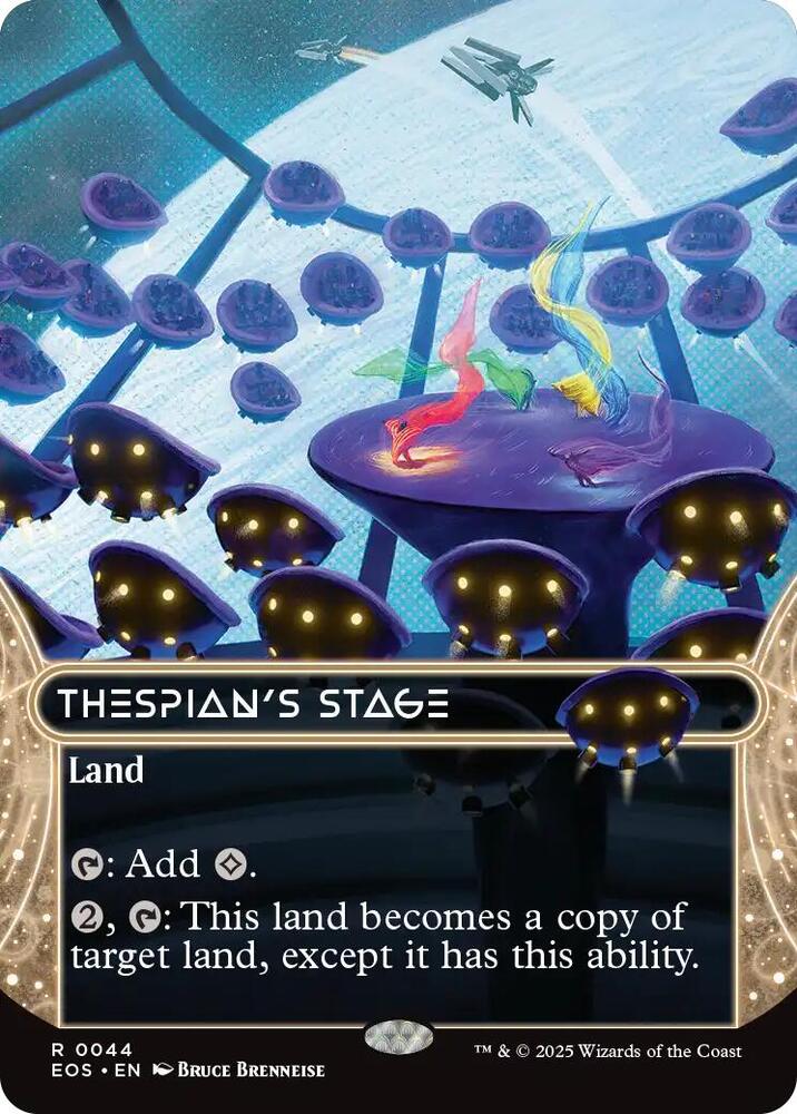 Thespian's Stage (Borderless) 44 card from Edge of Eternities: Stellar Sights