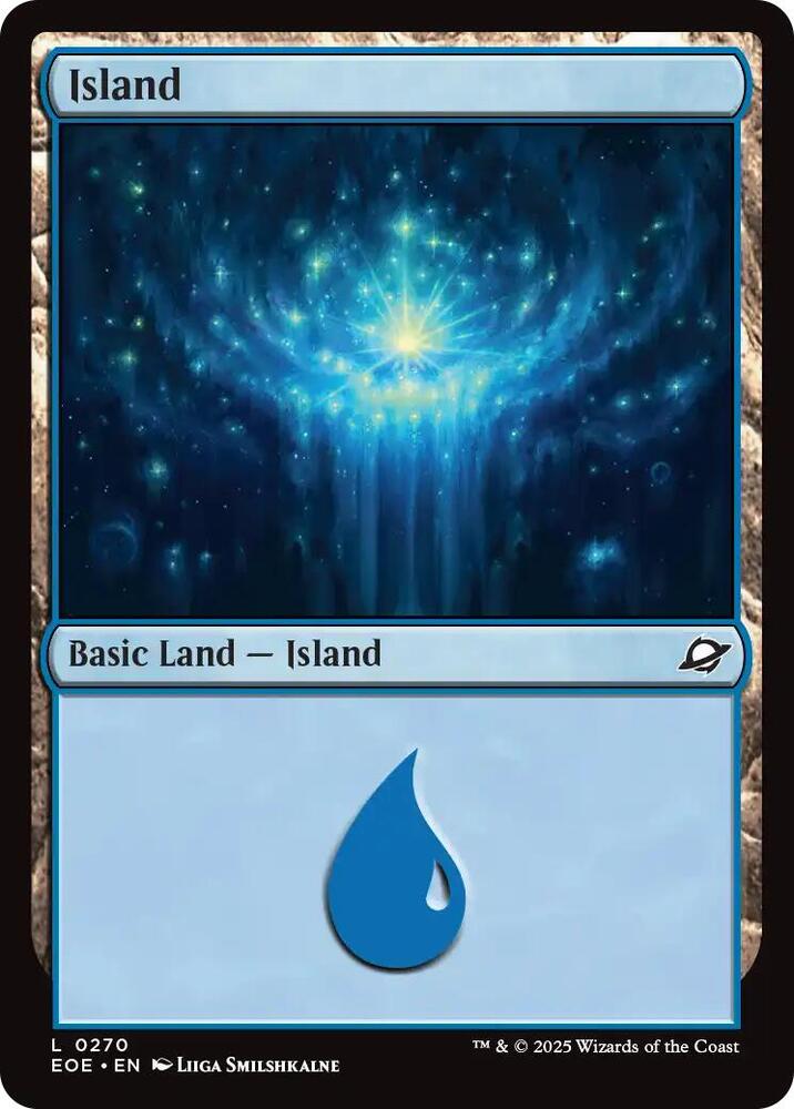 Island 270 card from Edge of Eternities