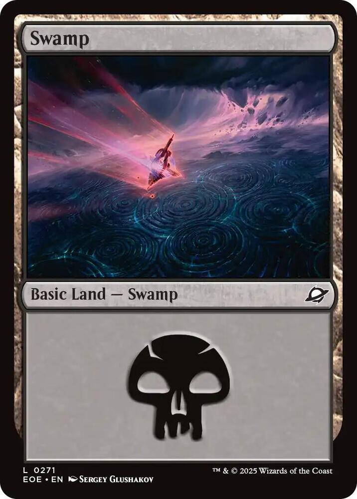 Swamp 271 card from Edge of Eternities