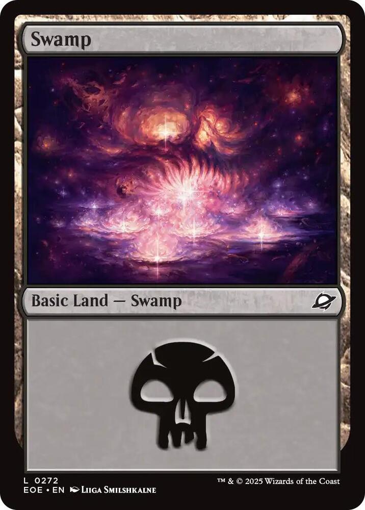 Swamp 272 card from Edge of Eternities