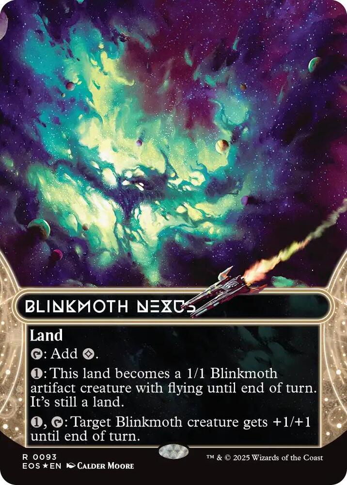 Blinkmoth Nexus (Borderless) (Galaxy Foil) 93 card from Edge of Eternities: Stellar Sights