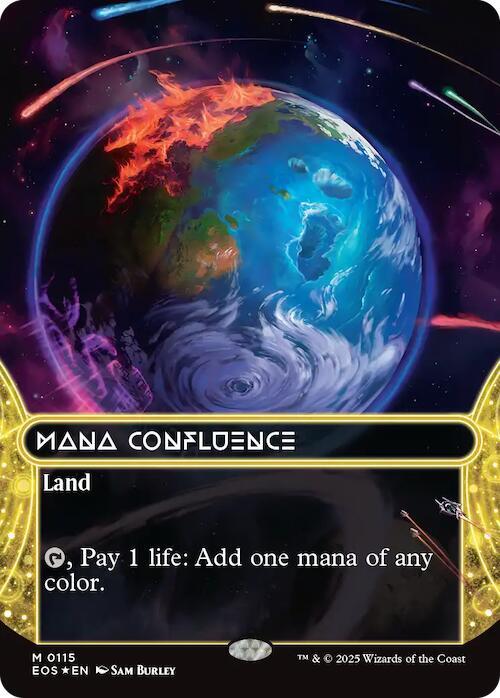 Mana Confluence (Borderless) (Galaxy Foil) 115 card from Edge of Eternities: Stellar Sights