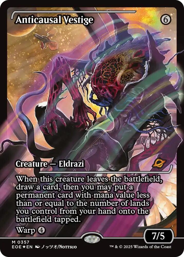 Anticausal Vestige (Showcase) 357 card from Edge of Eternities