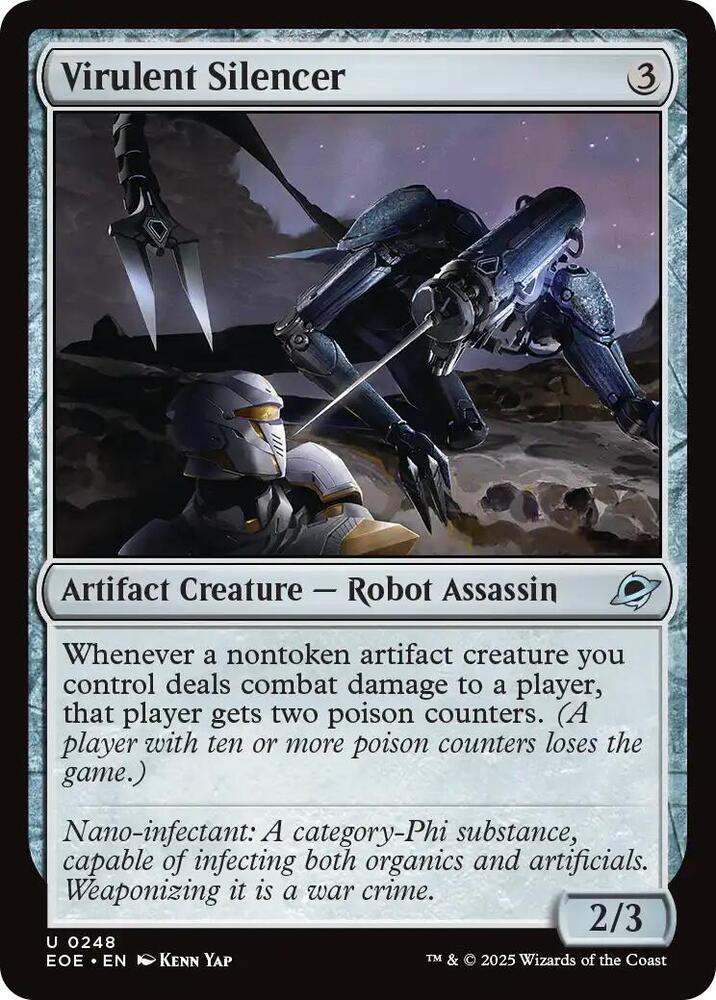 Virulent Silencer 248 card from Edge of Eternities