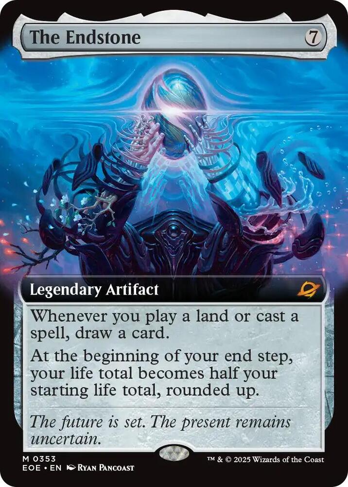 The Endstone (Extended Art) 353 card from Edge of Eternities