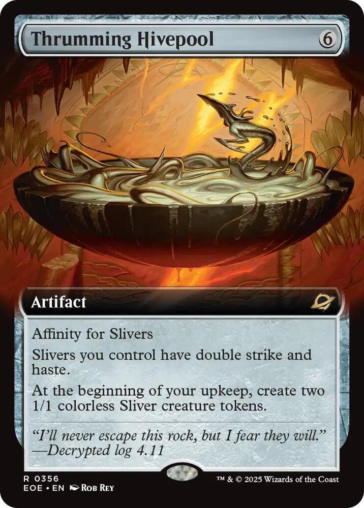 Thrumming Hivepool (Extended Art) 356 card from Edge of Eternities