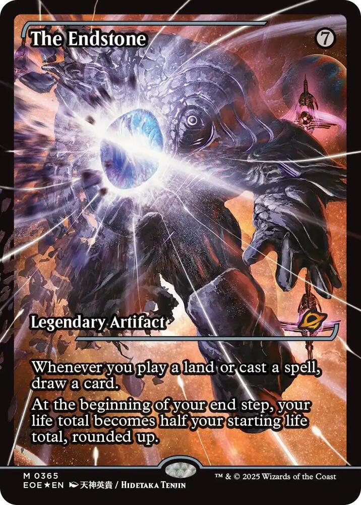 The Endstone (Showcase) 365 card from Edge of Eternities