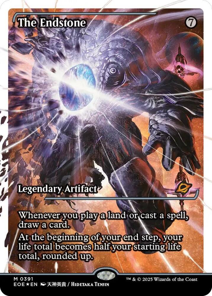 The Endstone (Showcase) (Fracture Foil) 391 card from Edge of Eternities
