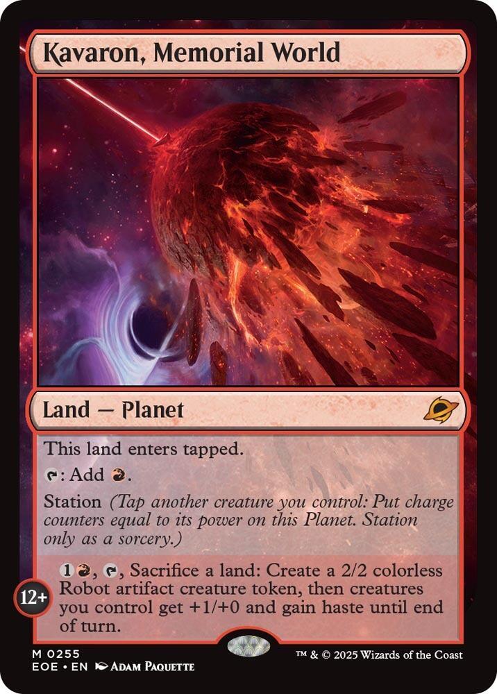 Kavaron, Memorial World 255 card from Edge of Eternities